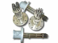 stainless steel flanged immersion heater